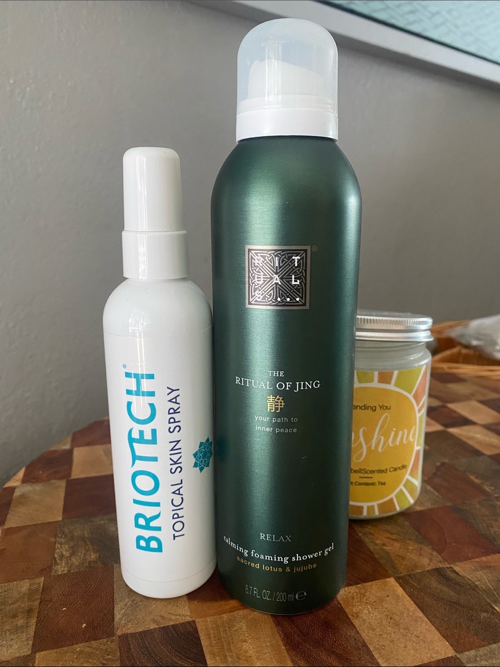 NEW The Ritual bundle of Jing Body Wash briotech skin spray